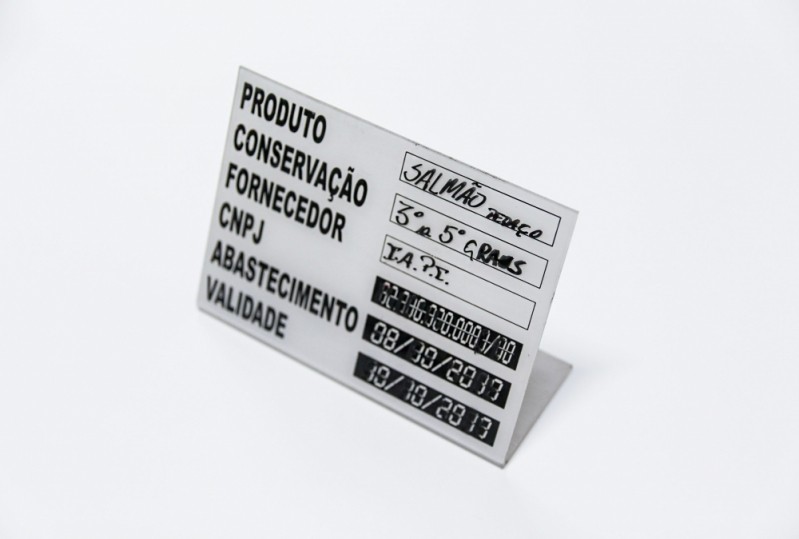 Loja de Porta Etiqueta Acrílico Franco da Rocha - Porta Etiquetas Magnéticas