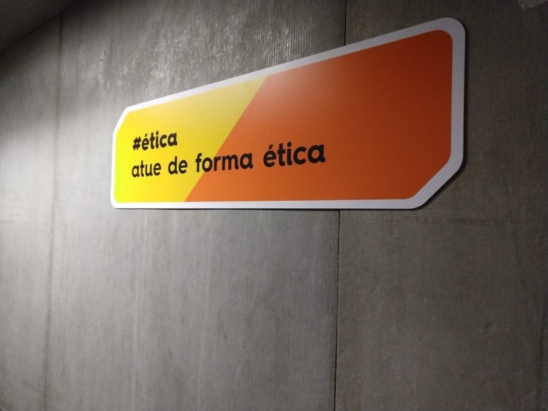 Placa de Sinalização para Empresas Belo Horizonte - Placa de Sinalização A5