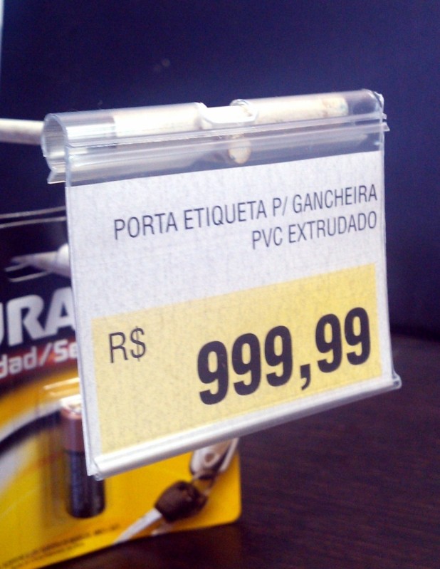 Porta Etiqueta de Gancho Fabricante de Brasília - Porta Etiquetas Plástico