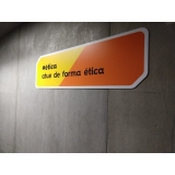 placa de sinalização para empresas Belo Horizonte